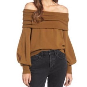 Something Navy x Treasure & Bond off the shoulder